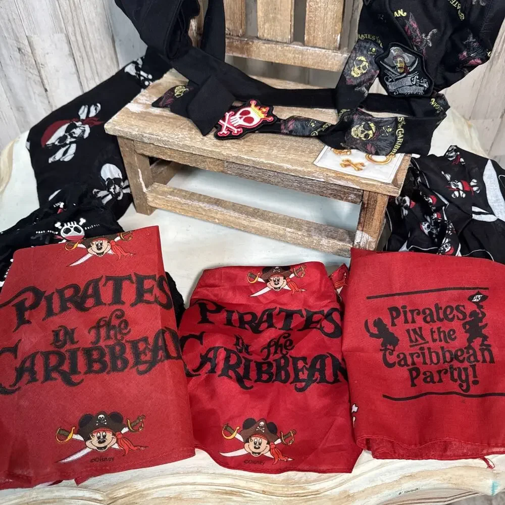 Disney Parks And DCL Pirate Night Fun Set - Make Your Own Pirate Caps And More!